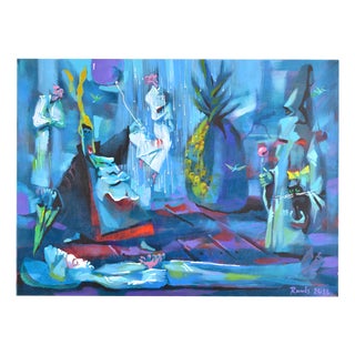 Rauls Zitmanis, Dream of the Little Prince, 2011, Acrylic Painting on Canvas For Sale
