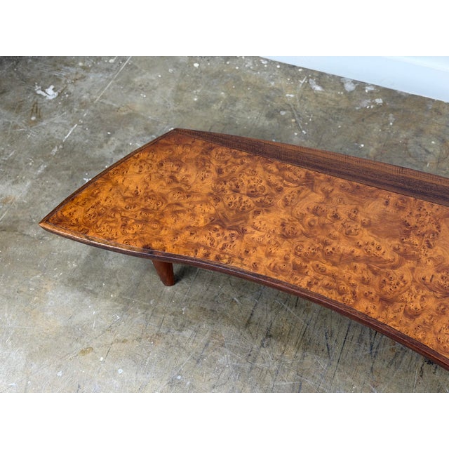 1950s George Nakashima Coffee Table for Widdicomb "Origins" - Sundra Model 200-84 For Sale - Image 11 of 12