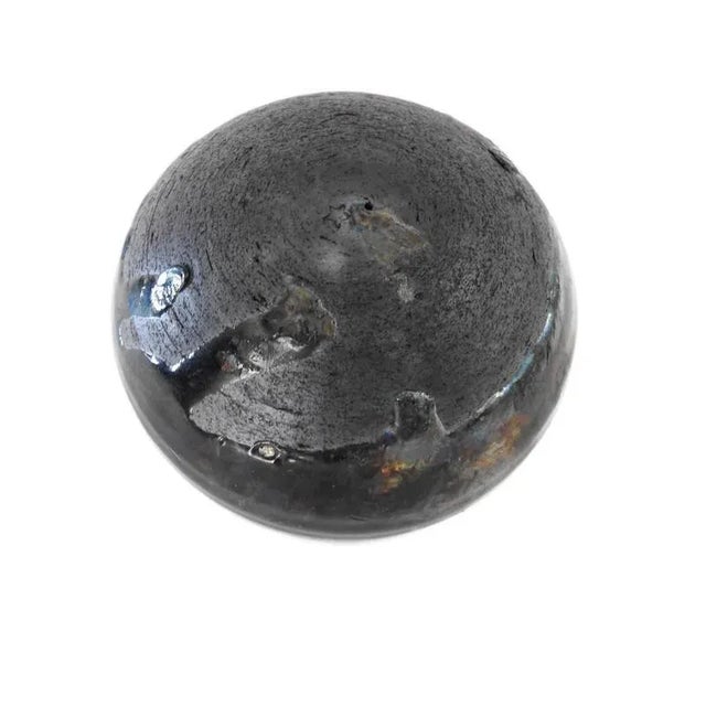 Black Coil Pottery Ball Rattle For Sale In San Francisco - Image 6 of 9