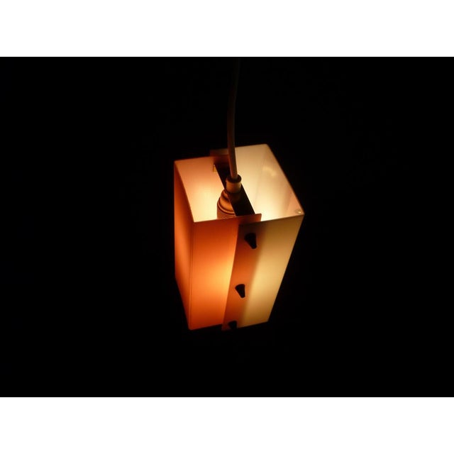 Green Space Age Acrylic Glass Pendant Lamp, 1950s For Sale - Image 8 of 11