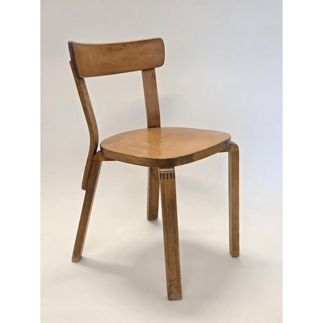 Model 69 Chair with Wartime Legs by Alvar Aalto for Artek, 1940s For Sale - Image 14 of 14
