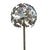 Mid-Century Modern Vintage Sputnik Dandelion Floor Lamp – Brass & Smoke Glass – Emil Stejnar Style For Sale - Image 3 of 9
