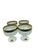 Vintage Annahutte Bleikristall Cut Crystal Champagne Coupes With Brass Collars - Set of 4 For Sale - Image 4 of 6