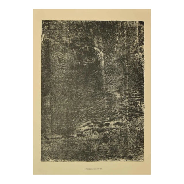 Jean Dubuffet - Japanese Landscape - Original Lithograph - 1959 For Sale