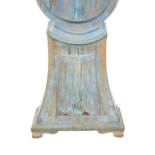 Mid 19th Century Swedish Pine Long Case Mora Clock For Sale - Image 9 of 15