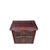 26.75" Natural Wood Pattern Brown Carving 2 Doors Small Cabinet Chest For Sale - Image 4 of 10