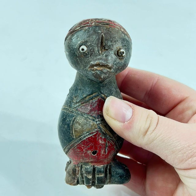 Early 20th Century Tikar Clay House God 4inch Cameroon For Sale In Denver - Image 6 of 6