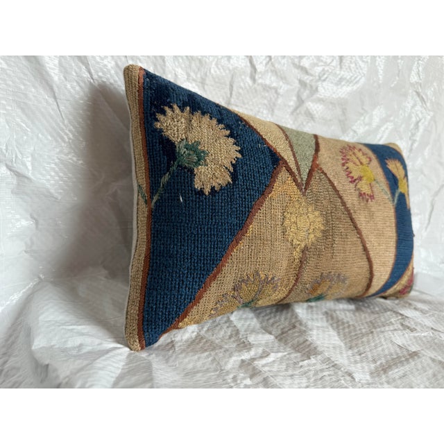 Antique 17th Century Florentine Botanical Tapestry Pillow For Sale - Image 4 of 7