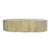 Mid-Century Modern Curved Coffee Table with Brass-Plated Wooden Structure For Sale - Image 3 of 9