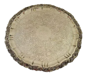 sheffield Tray with Family Crest