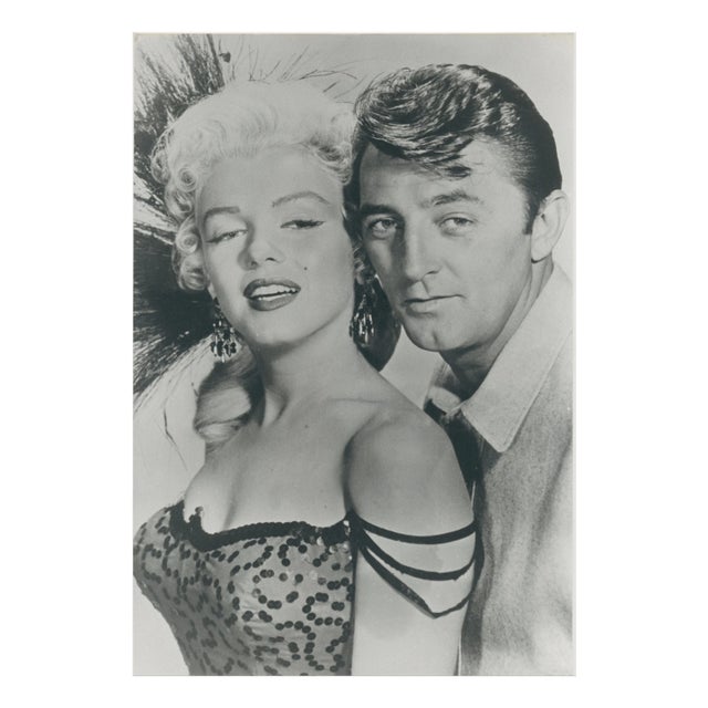 Robert Mitchum and Marilyn Monroe in River of No Return, 1954, Photograph For Sale