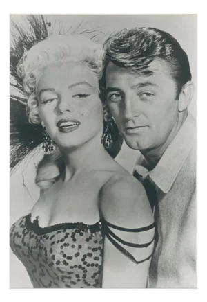 Robert Mitchum and Marilyn Monroe in River of No Return, 1954, Photograph