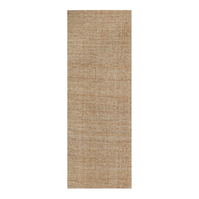 Rug & Kilim’s Contemporary Jute Kilim in Beige-Brown For Sale