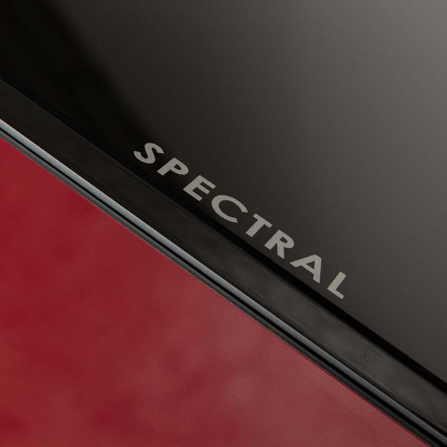 Grey and Red Glass Sideboard from Spectral For Sale - Image 11 of 16