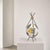 A rare Italian flower vase from the 1950s by Rometti Ceramiche, crafted from polychrome glazed ceramic. The piece features...