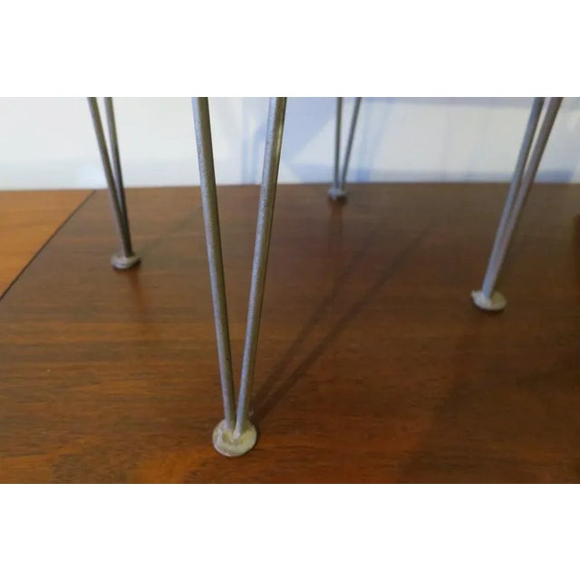 Vintage Cast Iron Garden Chair For Sale - Image 6 of 8