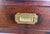 Antique English Campaign Console Desk - 3 Drawer Military Writing Table For Sale - Image 12 of 16
