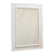 Vintage Carved Wood Whitewashed Scandinavian Mirror For Sale