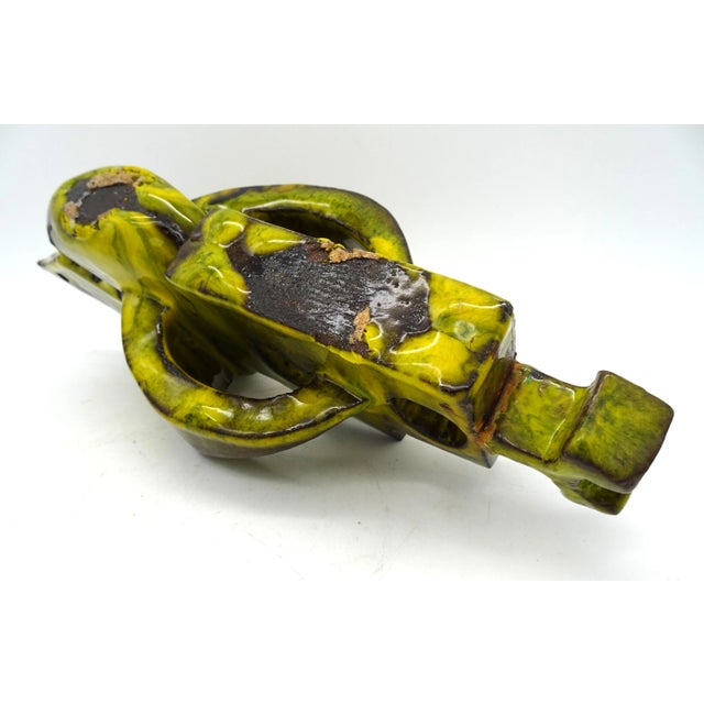 Mid-Century Italian Cubist Ceramic Fish Sculpture, 1960s For Sale - Image 15 of 16