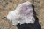 Natural Amethyst Crystal W/ Carved Stand For Sale - Image 9 of 10
