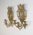 Mid-19th Century Napoleon III 3-Branch Gilt Bronze Candle Sconces, Set of 2 For Sale - Image 3 of 18