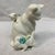 White Belleek Pottery "Floral Treasures Cat and Kittens" Figurine For Sale - Image 8 of 12