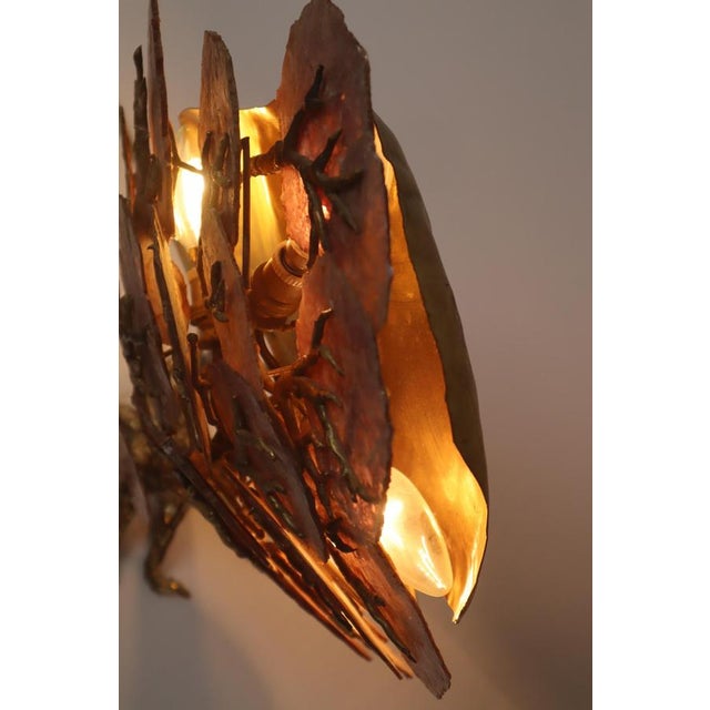 1970s Sculptural Tree Lamp attributed to Richard Faure for Maison Honore Paris, 1970s For Sale - Image 5 of 14