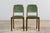 1930s French Art Deco Oak Dining Chairs in Green Velvet - Set of 6 For Sale - Image 11 of 18