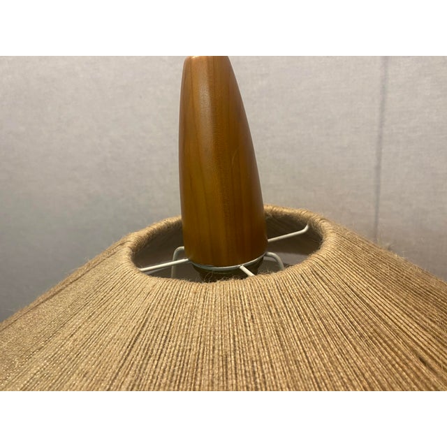 Acrylic Glass & Sisal Hanging Lamp from Temde, 1960s For Sale - Image 15 of 18