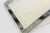 Vintage X Frame Chromed Steel Bench With New White Boucle Sling Seat, 1980's For Sale - Image 11 of 12