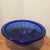 Cobalt Blue Translucent Bowl is an elegant glass decorative object, very elegant art glass blue colored bowl, perfect as...