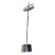 Custom Made Polished Aluminum and Chromed Steel Space Age Floor Lamp For Sale