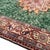 Boho Chic Vintage Green Tabriz-Style Floral Medallion Area Rug For Sale - Image 3 of 5