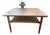 Mid Century 1950's Gunnar Schwartz Teak & Cane Coffee Table For Sale