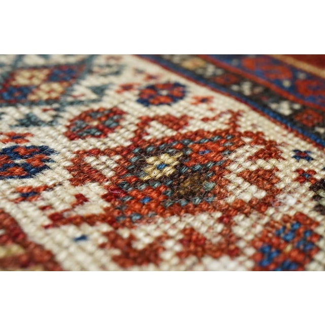 Late 18th Century Antique Khamseh Rug 5'0'' x 9'5'' For Sale - Image 9 of 12