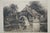 Antique Emy Rogge Signed German Water Mill Landscape Etching 12" For Sale - Image 6 of 10