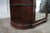 Mid Century Demilune Chippendale Style Mahogany Console Table Hall Cabinet 47" For Sale - Image 15 of 15
