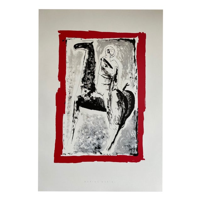 Marino Marini, Knight, Print For Sale