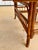 Restored Mid-Century Brighton Pavilion Style Scorched Bamboo 42" Coffee Table For Sale - Image 9 of 12