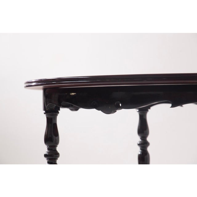 1950s Italian Chiavarino Table with Inlaid Wood, 1950 For Sale - Image 5 of 10