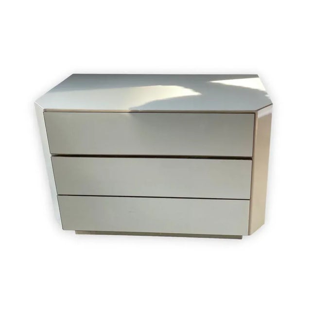 Commode with Mirror Ensemble, Set of 3 For Sale - Image 11 of 12