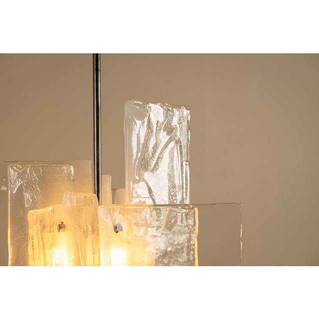 Large LS 199 Pendant Lamp by Carlo Nason for Mazzega, Italy, 1970s For Sale - Image 9 of 17