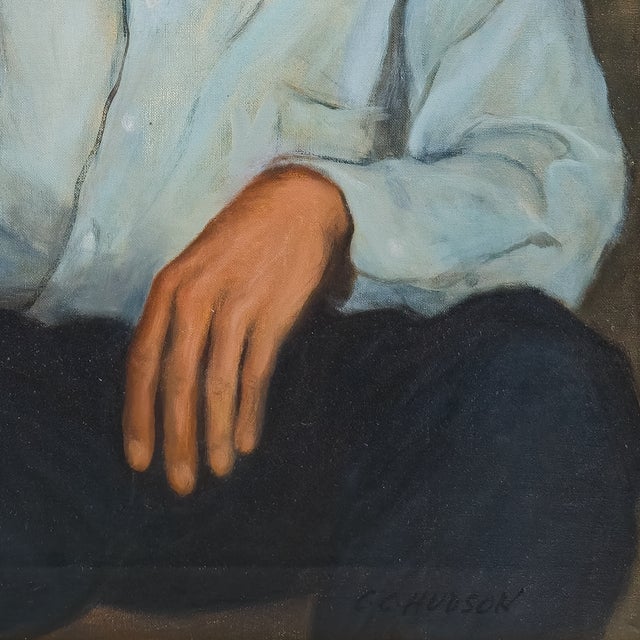 Portrait of a Young Man Jon - c.c. Hudson, C. 1936 For Sale In San Diego - Image 6 of 9
