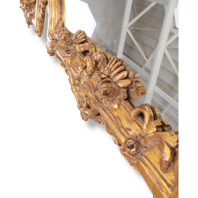 Pair of 19th C. French Louis XVI Style Giltwood Mirrors 4.6 Ft For Sale - Image 16 of 18