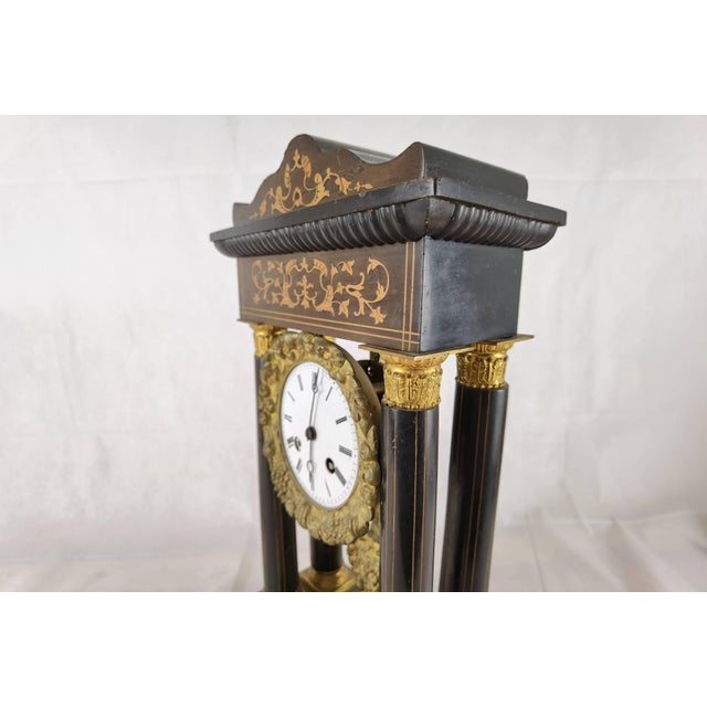 Antique French Pendulum Clock, 1845 For Sale - Image 18 of 18