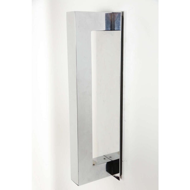 1980s Vertical or Horizontal Chrome Sconce For Sale In Los Angeles - Image 6 of 6