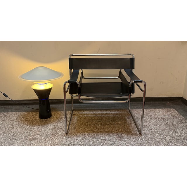 1980s Vintage Bauhaus Wassily Armchair by Marcel Breuer for Gavina Knoll, 1970s For Sale - Image 5 of 18