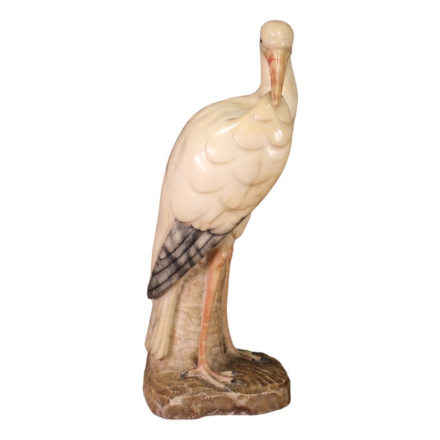 Large Heron, 1950, Alabaster For Sale