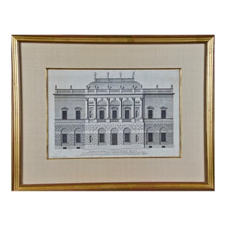 Colen Campbell18th C. Architectural Engraving from "Vitruvius Britannicus" by Colen Campbell, 1715 For Sale