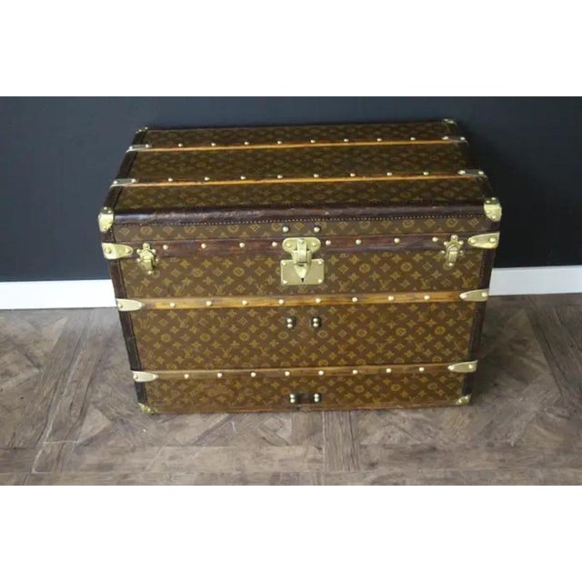 Metal Trunk from Louis Vuitton, 1920s For Sale - Image 7 of 14